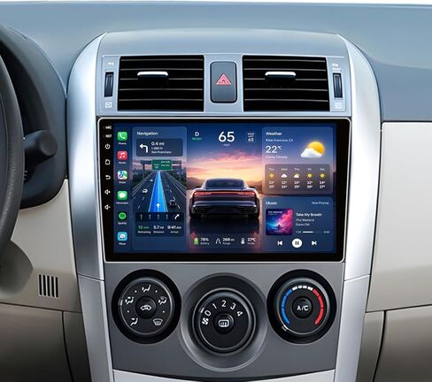 8Core 32G ROM Car Radio for Toyota Corolla 2009-2013: Upgrade Android 15 in Saudi Arabia