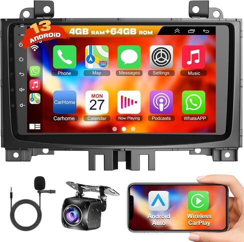 4G+128G Car Radio Stereo for Mercedes Benz C-Class C180 C200 W204 2006-2011 in Saudi Arabia