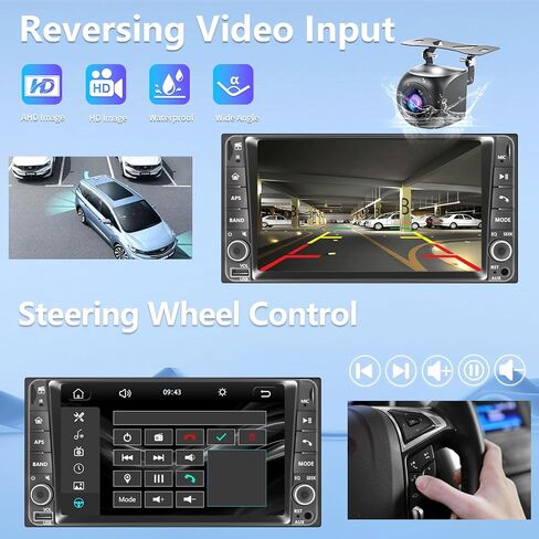 Plug & Play Car Radio for Nissan Rogue Selet 2014-2015,Sentra 2015-2019, Versa/Versa Note2014-2019, Titan 2013-2015, Frontier 2013-2018, Quest 2011-2017, 7" Screen with CarPlay&Android Auto in Kuwait
