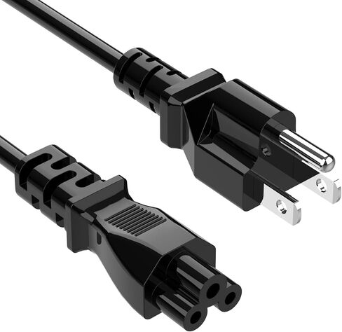 6ft 3 Prong Laptop Power Cord Mickey Mouse Cable NEMA 5-15P to IEC C5 in Kuwait