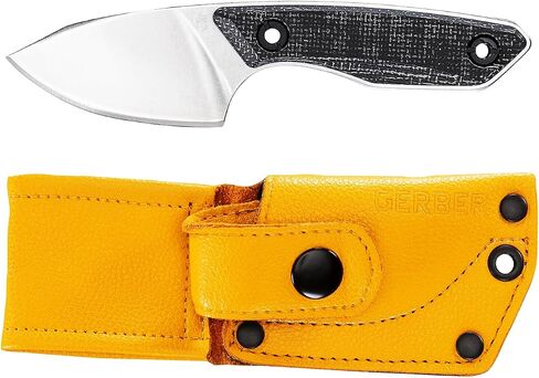 Gerber Stowe Fixed Blade EDC Pocket Knife with Sheath, Micarta, 2.5" in Kuwait