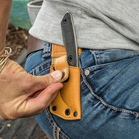 Gerber Stowe Fixed Blade EDC Pocket Knife with Sheath, Micarta, 2.5" in Kuwait