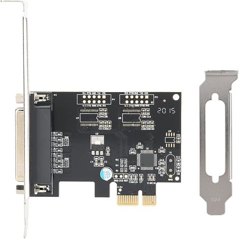 Aramox PCIe to Parallel Port Card DB25 Printer Adapter PCI Express X1 IEEE 1284 High Speed I O Controller Easy Setup for Printers Scanners Devices in Saudi Arabia