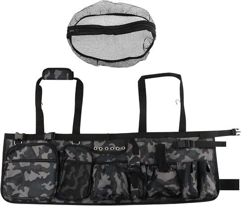 Fishing Bucket Organizer for 5 Gallon Bucket,Outdoor Ice-Fishing Tackle Bag with Bait Buckets Cover,Adjustable Buckle,Multi-Pockets for Fishing Gear & Accessories Storage in Kuwait