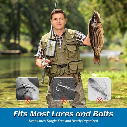 4 Pack Clear PVC Fishing Lure Wraps, 0.5mm Thick Fishing Hook Covers in Saudi Arabia