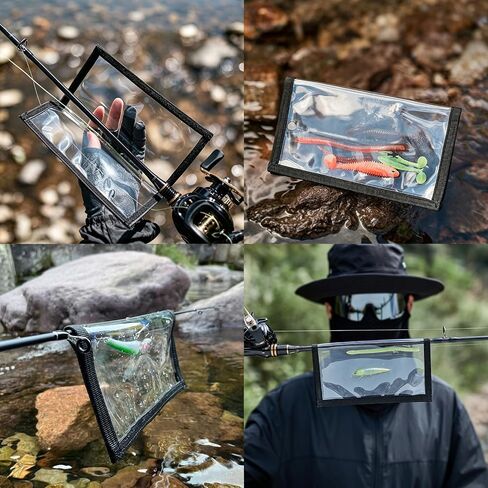 4 Pack Clear PVC Fishing Lure Wraps, 0.5mm Thick Fishing Hook Covers in Saudi Arabia