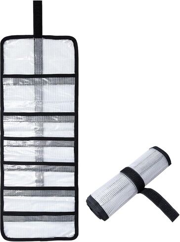 Fishing Lure Wraps w/ 6 Pockets Roll Up Saltwater Trolling Lure Storage Bag in Saudi Arabia