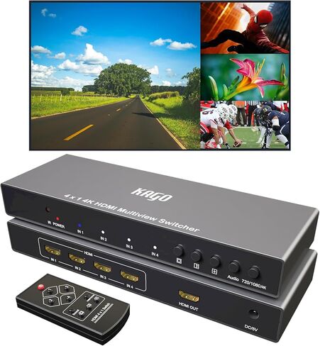 KAGO 4K HDMI Multi-Viewer 2x1 Switcher with PIP in Kuwait