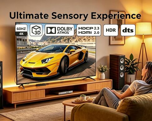 ByteWave 5 in 1 Out HDMI Switch with Remote, 4K@60Hz Multi Port Hub Adapter in Kuwait