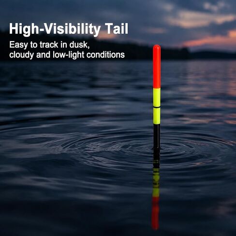 3Pcs Pencil Floats for Fishing, Slip Bobbers Night Fishing Floats Set in Kuwait