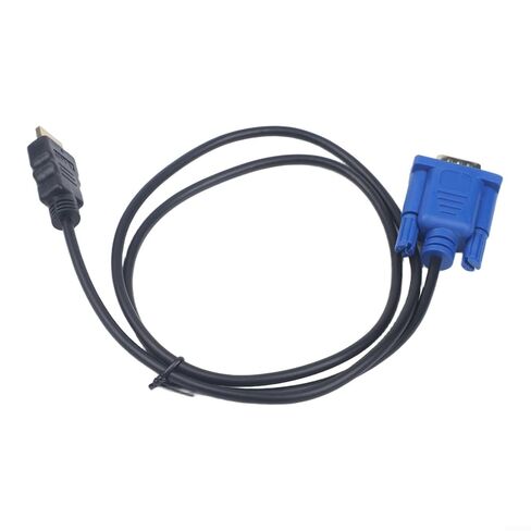 to VGA Adapter Cable 6ft, Male to D-Sub Video Converter Cord for PC TV Computer Monitor, 1080P HD Display, Black(1meter) in Kuwait