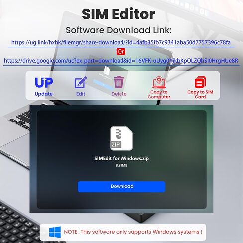 USB C SIM Card Readers - Sim Card Adapter Kit, Standard, Micro, Nano Sim Card Adapter with Eject Pin - USBC to Sim Card Reader Edit and Read Messages/Contacts, Plug & Play for Windows Computer Laptop in Kuwait