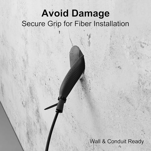 RUIPRO MPO Fiber Optic Pulling Sleeve, Connector Protector, 6in Grip in Kuwait