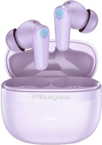 Piluyaa Wireless Earbuds Bluetooth Headphones ANC+ENC Ear Buds with Mic in Kuwait