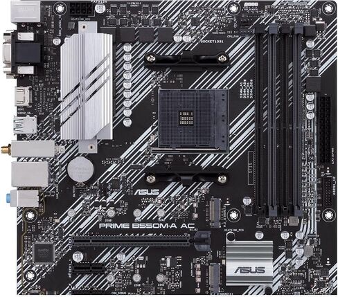 NEWEGG Motherboard CPU Memory Combo - B550M-A Micro ATX Motherboard Bundle with Ryzen 5 5500 6-Core 3.6 GHz CPU and 16GB (2 x 8GB) 288-Pin PC RAM DDR4 3200 Desktop Memory in Kuwait
