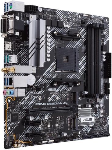NEWEGG Motherboard CPU Memory Combo - B550M-A Micro ATX Motherboard Bundle with Ryzen 5 5500 6-Core 3.6 GHz CPU and 16GB (2 x 8GB) 288-Pin PC RAM DDR4 3200 Desktop Memory in Kuwait