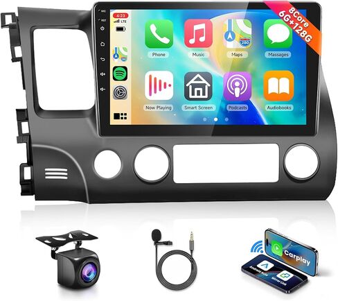 8 CORE 6G+128G Android 15 Car Stereo Radio for Honda Civic 2006-2011 in Saudi Arabia
