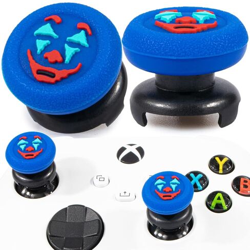 FPS Thumbstick Extender & 3D Texture Rubber Silicone Grip Cover 2 Sets for Xbox Series X/S & Xbox One Controller(BioH Green) in Kuwait