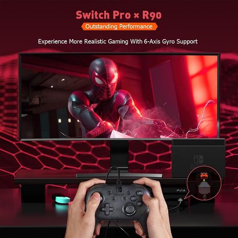 BIGBIG WON Controller Adapters, R90 Wired Controller Adapter for Xbox Series X|S/Xbox One/One X|S/Xbox Elite Series/Elite Series 2/PS5/PS4 Wired Console Adapter for Switch/PS4/PC Win11&10 (1 Piece) in Kuwait