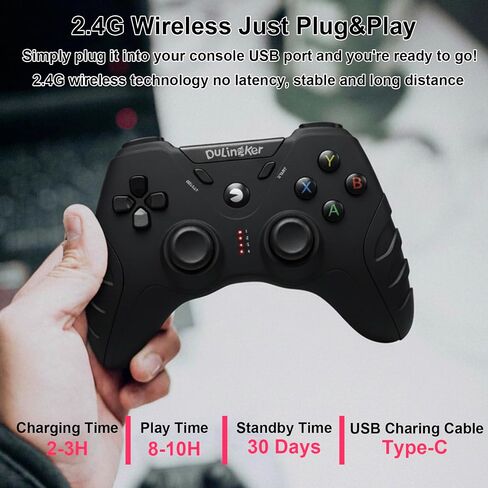 Gaming PC Controller for Windows PS3 Steam Android TV with Hall Joysticks in Kuwait