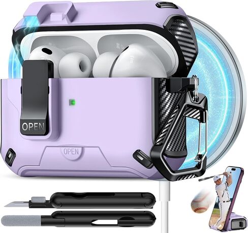 for AirPods 4 Case with Lock (Black) in Kuwait