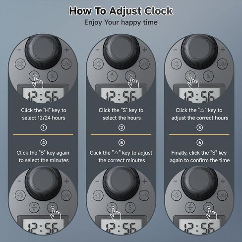 SOULION Bluetooth Computer Speakers USB Plug & Play with Clock & LED in Kuwait