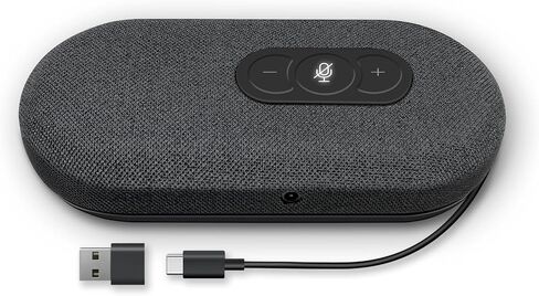 USB Speakerphone, Conference Computer Speakers with Microphone for Home Office Calls, 360 Degree Enhanced Voice Pickup, Noise Reduction, Echo Cancellation, Compatible with Zoom, Teams, Skype in Kuwait