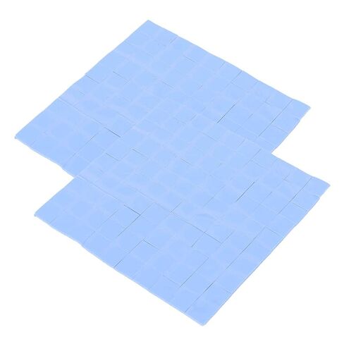 2Pcs Thermal Silicone Heatsink Pad for CPU Cooling Conductive Cooler 100 x 100 x 1mm in Kuwait