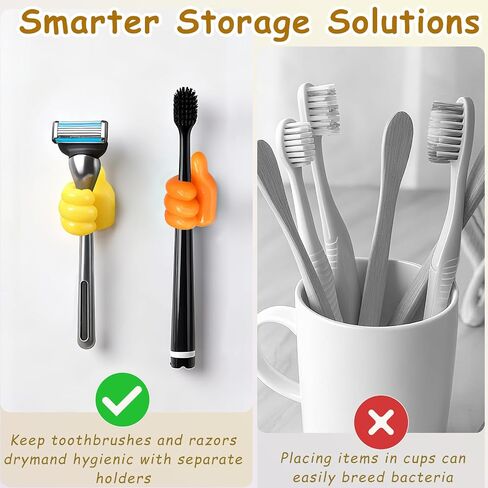 12-Pack Silicone Thumb Cable Clips, Fun Cord Holders & Wall Hooks for Desk, Car, or Home — Multi-Purpose Wire Organizer, Key & Charger Management Solution in Kuwait