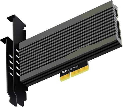 PA15 M.2 NVMe to PCIe 4.0 X4 Adapter with Heatsink(PA15 Red) in Kuwait