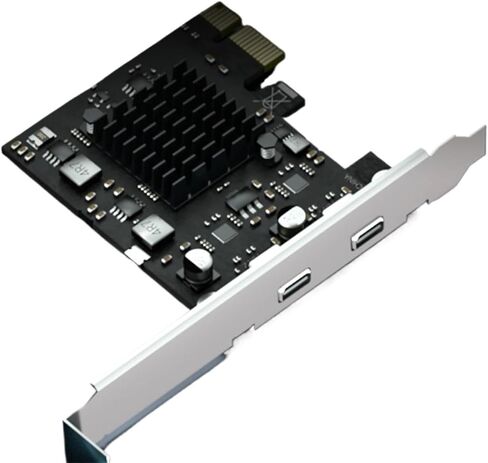 2‑Port 10G USB3.1 Gen2 Type‑C PCIe X1 Expansion Card ASM3142 in Kuwait