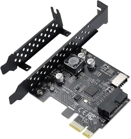 PCI‑E X1 to USB3.2 Gen1 Type‑E A‑Key Riser Card in Kuwait