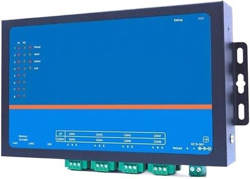 8 Serial Port RS485 to Ethernet Converter N580 in Kuwait