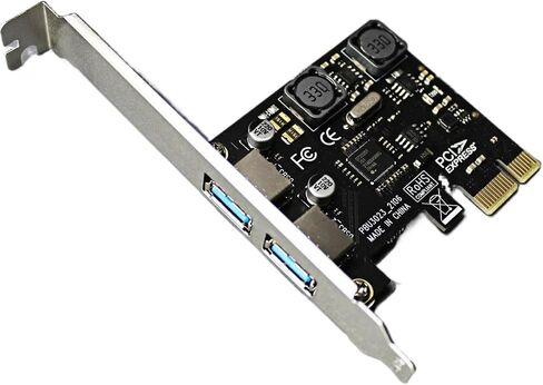 2-Port USB 3.2 Gen1 5Gbps PCIe Expansion Card in Kuwait