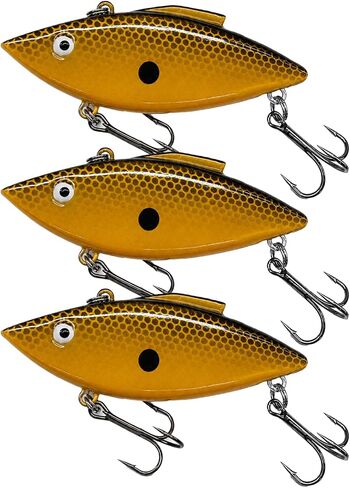 FishTrip Lipless Crankbait Rattle Trap Fishing Lure for Bass 2.95in 2/3 Oz in Saudi Arabia