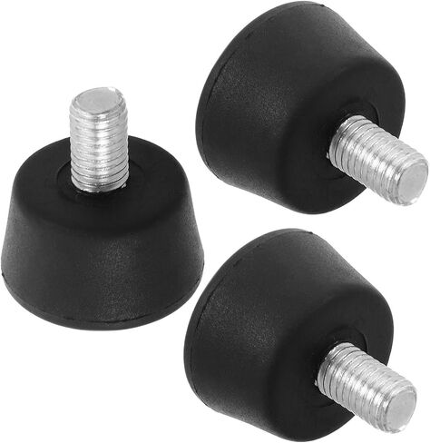DOITOOL 3pcs Universal Rubber Tripod Feet Replacement Tips for Camera Monopods and Tripods, Anti-Slip Protection with Surface Grip, Sturdy Rubber and Alloy Material, Suitable for Indoor in Saudi Arabia