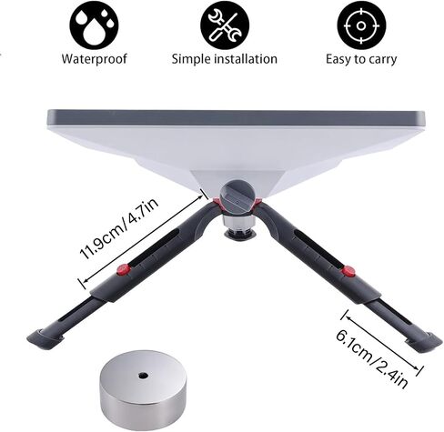 Camping Travel Tripod Stand Height and Tilt Adjustable Tripod Mount Satellite Poles Mount for Camping in Saudi Arabia