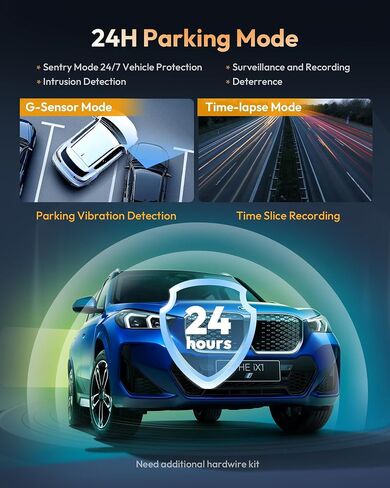 VNV 4K+2.5K Dash Cam Front and Rear, WiFi-6 APP Control Dash Camera for Car in Kuwait