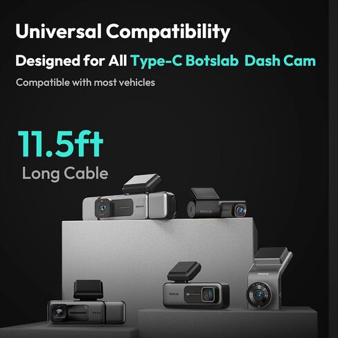 BOTSLAB Dash Cam OBD Hardwire Kit Power Cable Type USB C Port in Kuwait