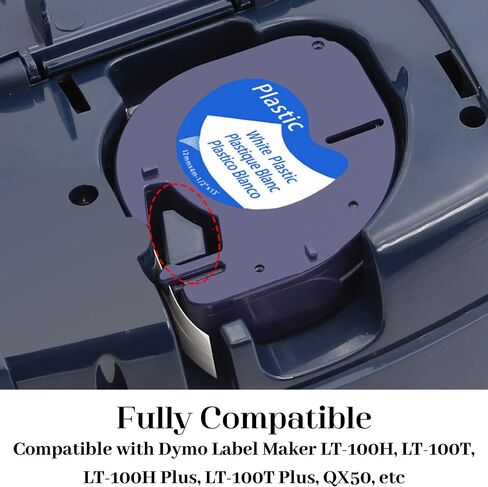 5 Colored + 4 Silver Compatible with Dymo Letratag Refills 12mm x 4m 1/2" x 13' Color Label Tape in Kuwait
