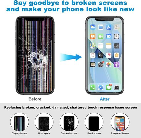 LMQ for iPhone 14 Pro Screen Replacement 6.1''LCD with Repair Tool Kits in Kuwait