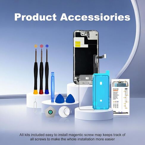 LMQ for iPhone 14 Pro Screen Replacement 6.1''LCD with Repair Tool Kits in Kuwait