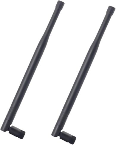 TECHTOO WiFi Antenna Dual Band 7dBi 2.4GHz/5.8GHz with RP-SMA Connector for Wireless Network Router USB Adapter PCI Card IP Camera DJI Phantom Wireless Range Extender FPV UAV Drone in Kuwait