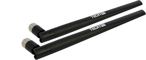 TECHTOO WiFi Antenna Dual Band 7dBi 2.4GHz/5.8GHz with RP-SMA Connector for Wireless Network Router USB Adapter PCI Card IP Camera DJI Phantom Wireless Range Extender FPV UAV Drone in Kuwait