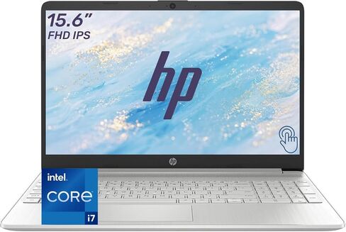 HP Business Laptop, 15.6" FHD IPS Touchscreen, Intel Core i7-1255U Processor, 64GB RAM, 2TB PCIe SSD, SD Card Reader, USB-C, HDMI, Numeric Keypad, Windows 11 in Kuwait
