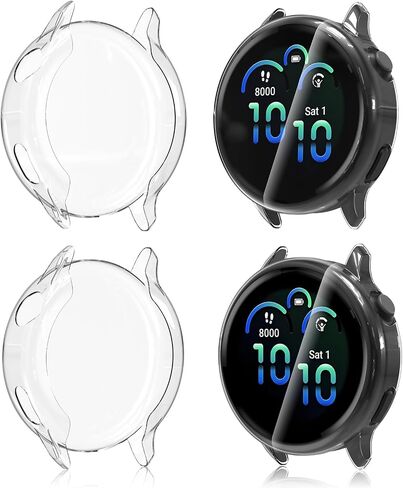 4-Pack Screen Protectors Compatible with Garmin vivoacitve 6, Full Protective Soft TPU Screen Bumper Cover Case Repacement for Garmin vivoacitve 6 - Clear in Saudi Arabia