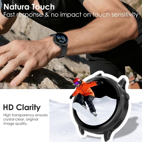 4-Pack Screen Protectors Compatible with Garmin vivoacitve 6, Full Protective Soft TPU Screen Bumper Cover Case Repacement for Garmin vivoacitve 6 - Clear in Saudi Arabia