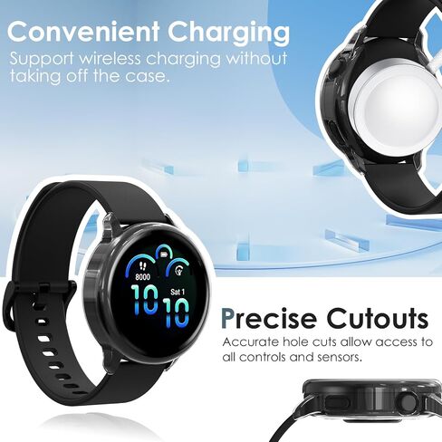 4-Pack Screen Protectors Compatible with Garmin vivoacitve 6, Full Protective Soft TPU Screen Bumper Cover Case Repacement for Garmin vivoacitve 6 - Clear in Saudi Arabia