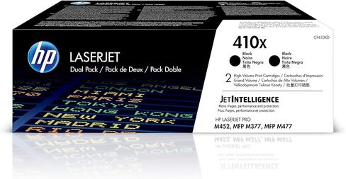 HP 410X Black High-Yield Toner Cartridge Printers | Works with Color LaserJet Pro M452 Series; Color LaserJet Pro MFP M377, M477 Series | CF410X in Kuwait