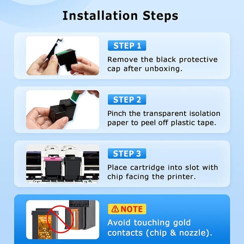 63xl Black Ink Cartridge Compatible for HP 63 Black Ink Cartridge Work for OfficeJet 3830 5255 4650 5258 5200 4655 4652 5212 Envy 4520 4512 DeskJet 1112 3630 2130 3632 (2 Black) in Kuwait